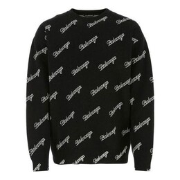 Balenciaga: Трикотажный свитер 