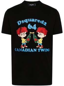 Dsquared2: Чёрная футболка  Cool