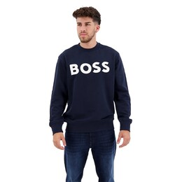 BOSS: Синий свитер 