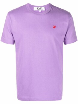 Comme Des Garçons Play: Фиолетовая футболка 