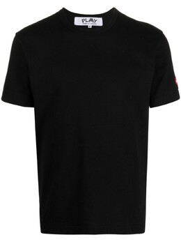 Comme Des Garçons Play: Чёрная футболка 
