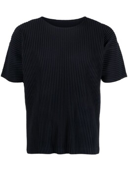 Homme Plissé Issey Miyake: Синяя футболка 