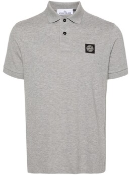 Stone Island: Серая рубашка  Compass