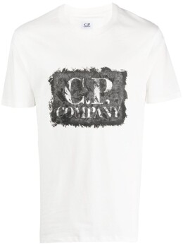 C.P. Company: Белая футболка 
