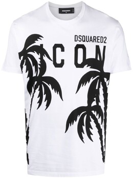 Dsquared2: Белая футболка 