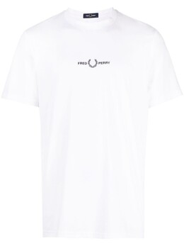 Fred Perry: Белая футболка 