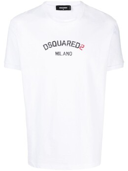 Dsquared2: Белая футболка 
