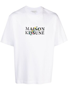 Maison Kitsuné: Белая футболка 