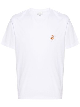 Maison Kitsuné: Белая футболка 