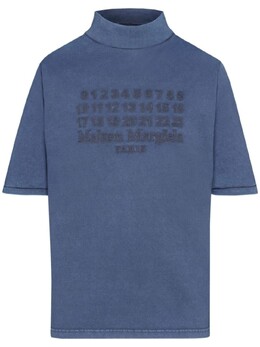 Maison Margiela: Синяя футболка 