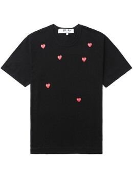 Comme Des Garçons Play: Чёрная футболка 