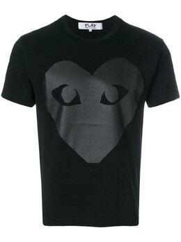 Comme Des Garçons Play: Футболка с принтом 