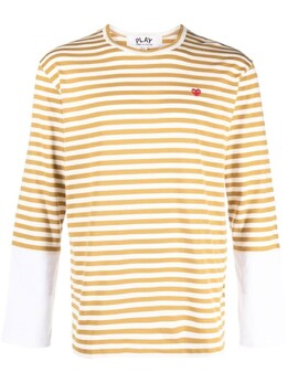 Comme Des Garçons Play: Футболка в полоску 