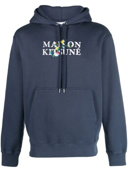 Maison Kitsuné: Синяя толстовка 