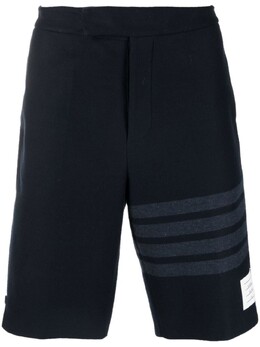 Thom Browne: Синие шорты  4-Bar