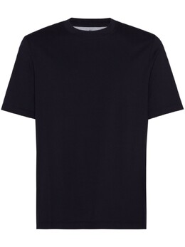 Brunello Cucinelli: Синяя футболка 
