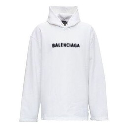 Balenciaga: Белая толстовка 
