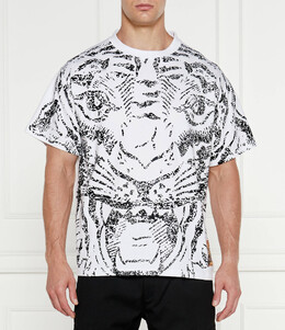 Just Cavalli: Белая футболка 