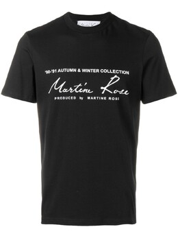 Martine Rose: Чёрная футболка 