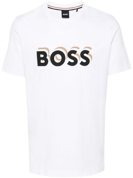 BOSS: Белая футболка 