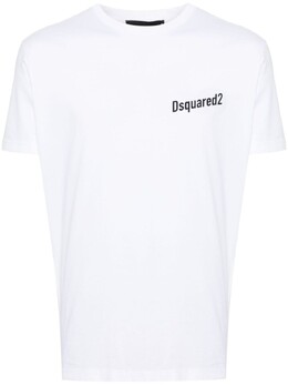 Dsquared2: Белая футболка  Cool