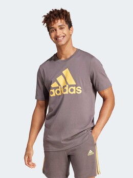 Adidas: Серая футболка  Essentials