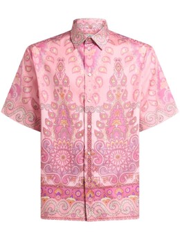 Etro: Рубашка с коротким рукавом 