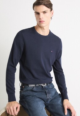 Tommy Hilfiger: Тёмный свитер  Essential