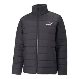 PUMA: Чёрная куртка  Essentials
