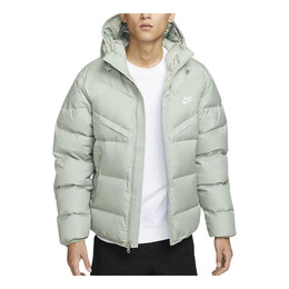 Nike: Зелёная куртка  Windrunner