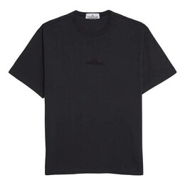 Stone Island: Синяя футболка 