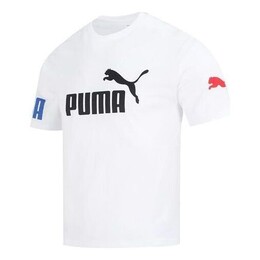 PUMA: Белая футболка 