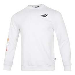 PUMA: Белая футболка  Ess