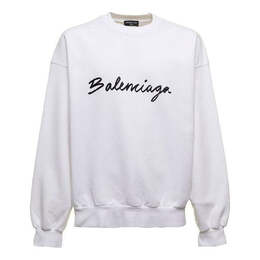 Balenciaga: Белый свитер 