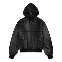 Stussy: Кожаная куртка 