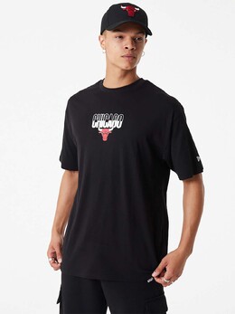 NEW ERA: Чёрная футболка  Chicago Bulls