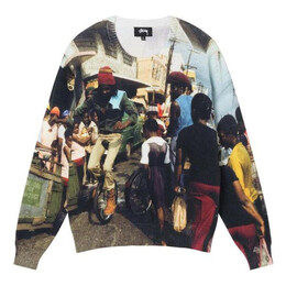 Stussy: Свитер с принтом 