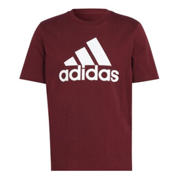 Adidas: Бордовая футболка  Essentials
