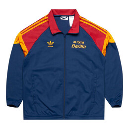 Adidas: Синяя куртка 