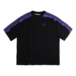 Adidas: Фиолетовая футболка 