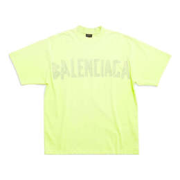 Balenciaga: Жёлтая футболка 