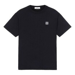 Stone Island: Чёрная футболка 