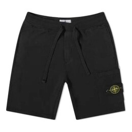 Stone Island: Чёрные шорты 