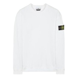 Stone Island: Белый свитер 