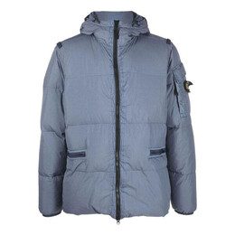 Stone Island: Синяя куртка  Crinkle Reps