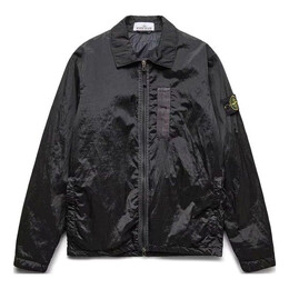 Stone Island: Чёрная куртка  Compass