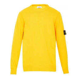 Stone Island: Жёлтый свитер 