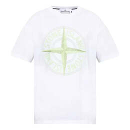 Stone Island: Футболка с принтом 