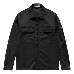 Stone Island: Чёрная куртка  Compass
