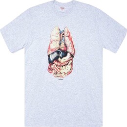 Supreme: Серая футболка 